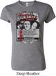Ladies Three Stooges Shirt Nyukleheads Garage Crewneck Tee T-Shirt