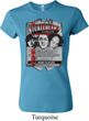 Ladies Three Stooges Shirt Nyukleheads Garage Crewneck Tee T-Shirt
