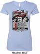 Ladies Three Stooges Shirt Nyukleheads Garage Longer Length T-Shirt