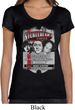 Ladies Three Stooges Shirt Nyukleheads Garage Scoop Neck Tee T-Shirt