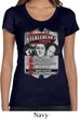 Ladies Three Stooges Shirt Nyukleheads Garage Scoop Neck Tee T-Shirt