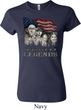 Ladies Three Stooges Shirt Rushmorons Crewneck Tee T-Shirt