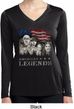 Ladies Three Stooges Shirt Rushmorons Dry Wicking Long Sleeve Tee