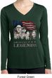 Ladies Three Stooges Shirt Rushmorons Dry Wicking Long Sleeve Tee