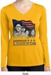 Ladies Three Stooges Shirt Rushmorons Dry Wicking Long Sleeve Tee