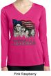 Ladies Three Stooges Shirt Rushmorons Dry Wicking Long Sleeve Tee