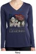 Ladies Three Stooges Shirt Rushmorons Dry Wicking Long Sleeve Tee