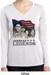 Ladies Three Stooges Shirt Rushmorons Dry Wicking Long Sleeve Tee
