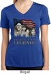 Ladies Three Stooges Shirt Rushmorons Moisture Wicking V-neck Tee