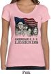Ladies Three Stooges Shirt Rushmorons Scoop Neck Tee T-Shirt