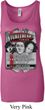 Ladies Three Stooges Tanktop Nyukleheads Garage Longer Length Tank Top