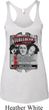 Ladies Three Stooges Tanktop Nyukleheads Garage Tri Blend Racerback