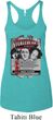Ladies Three Stooges Tanktop Nyukleheads Garage Tri Blend Racerback