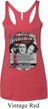 Ladies Three Stooges Tanktop Nyukleheads Garage Tri Blend Racerback