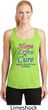 Ladies Thyroid Cancer Hope Love Cure Dry Wicking Racerback