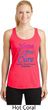 Ladies Thyroid Cancer Hope Love Cure Dry Wicking Racerback