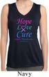 Ladies Thyroid Cancer Hope Love Cure Dry Wicking Sleeveless Shirt