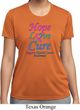 Ladies Thyroid Cancer Hope Love Cure Dry Wicking T-shirt