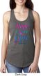 Ladies Thyroid Cancer Hope Love Cure Ideal Racerback