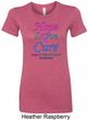 Ladies Thyroid Cancer Hope Love Cure Longer Length Shirt
