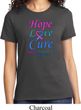Ladies Thyroid Cancer Hope Love Cure T-shirt
