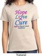 Ladies Thyroid Cancer Hope Love Cure T-shirt