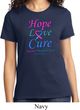 Ladies Thyroid Cancer Hope Love Cure T-shirt