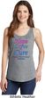 Ladies Thyroid Cancer Hope Love Cure Tank Top