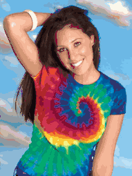 Ladies Tie Dye T-shirts