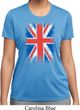 Ladies UK Flag Shirt Union Jack Moisture Wicking Tee T-Shirt