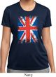 Ladies UK Flag Shirt Union Jack Moisture Wicking Tee T-Shirt
