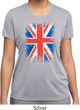 Ladies UK Flag Shirt Union Jack Moisture Wicking Tee T-Shirt