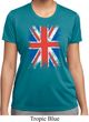 Ladies UK Flag Shirt Union Jack Moisture Wicking Tee T-Shirt