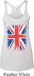 Ladies UK Flag Tanktop Union Jack Tri Blend Racerback Tank Top