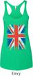 Ladies UK Flag Tanktop Union Jack Tri Blend Racerback Tank Top