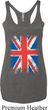 Ladies UK Flag Tanktop Union Jack Tri Blend Racerback Tank Top