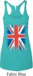 Ladies UK Flag Tanktop Union Jack Tri Blend Racerback Tank Top