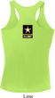 Ladies US Army Back Print Dry Wicking Racerback