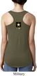 Ladies US Army Back Print Ideal Racerback