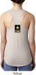 Ladies US Army Back Print Ideal Racerback