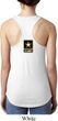 Ladies US Army Back Print Ideal Racerback