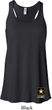 Ladies US Army Bottom Print Flowy Racerback