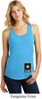 Ladies US Army Bottom Print Racerback Tank Top