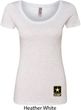 Ladies US Army Bottom Print Scoop Neck