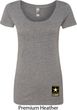Ladies US Army Bottom Print Scoop Neck