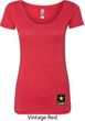 Ladies US Army Bottom Print Scoop Neck