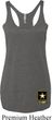 Ladies US Army Bottom Print Tri Blend Racerback
