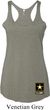 Ladies US Army Bottom Print Tri Blend Racerback