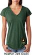 Ladies US Army Bottom Print Tri Blend V-neck