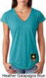 Ladies US Army Bottom Print Tri Blend V-neck